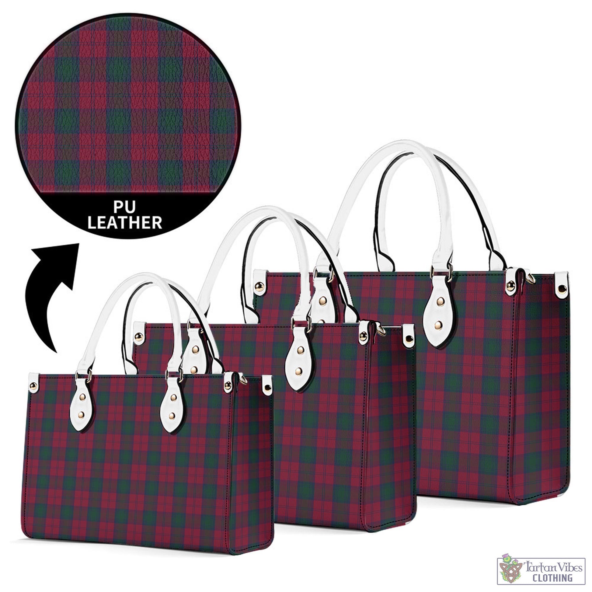 Tartan Vibes Clothing Lindsay Tartan Luxury Leather Handbags