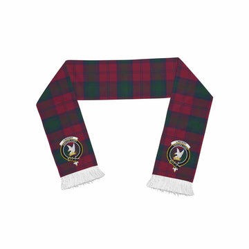 Lindsay Tartan Ruffneck Scarf with Family Crest