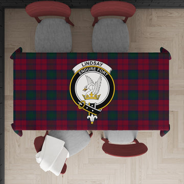 lindsay-tatan-tablecloth-with-family-crest