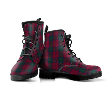 Lindsay Tartan Leather Boots