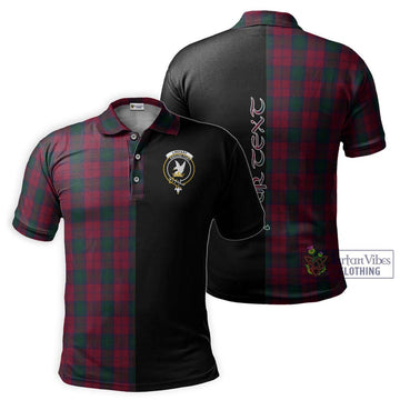 Lindsay Tartan Polo Shirt with Family Crest and Half Of Me Style