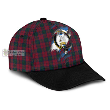 Lindsay Tartan Classic Cap with Family Crest In Me Style