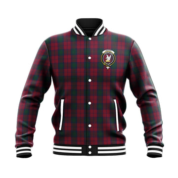 Lindsay Tartan Baseball Jacket with Family Crest