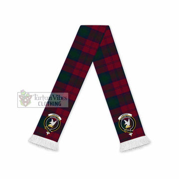 Lindsay Tartan Ruffneck Scarf with Family Crest