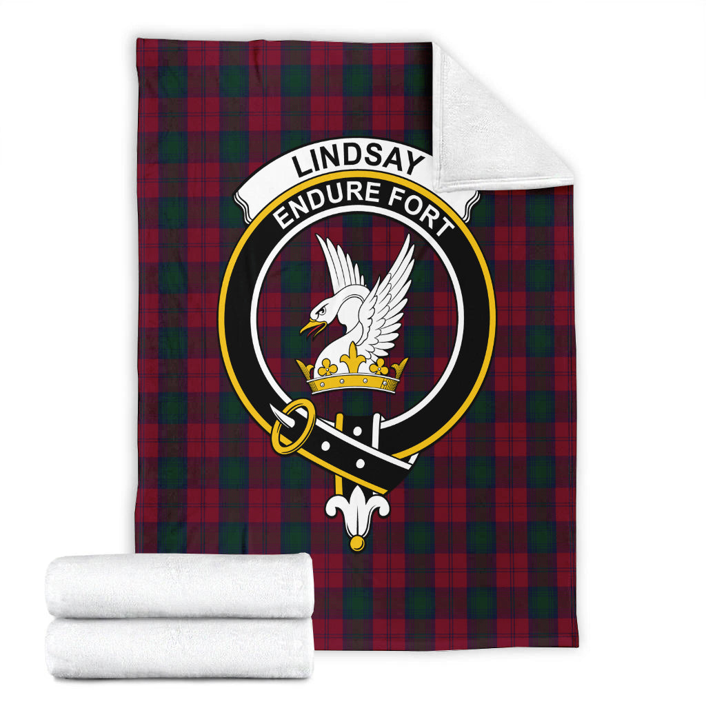 lindsay-tartab-blanket-with-family-crest