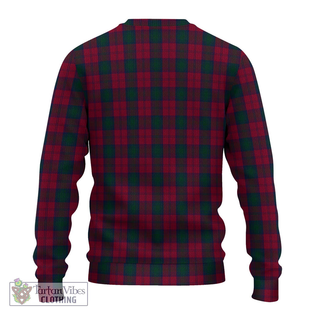 Lindsay Tartan Knitted Sweater with Family Crest DNA In Me Style - Tartanvibesclothing Shop