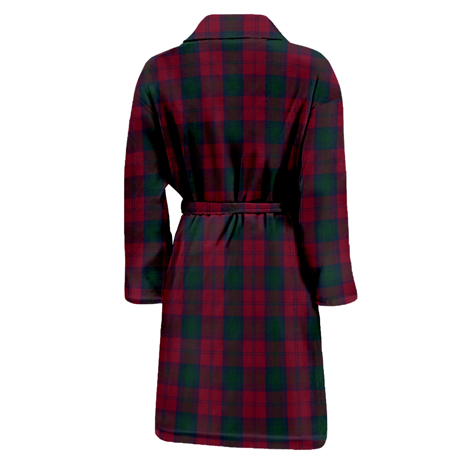 Lindsay Tartan Bathrobe with Family Crest - Tartan Vibes Clothing