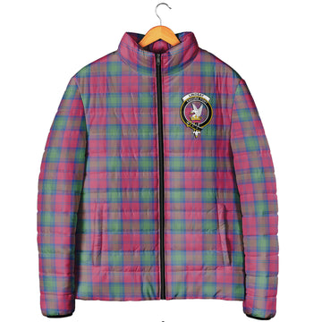 Lindsay Ancient Tartan Padded Jacket with Family Crest