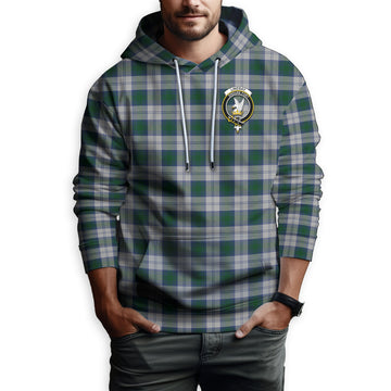 Lindsay Dress Tartan Hoodie with Family Crest