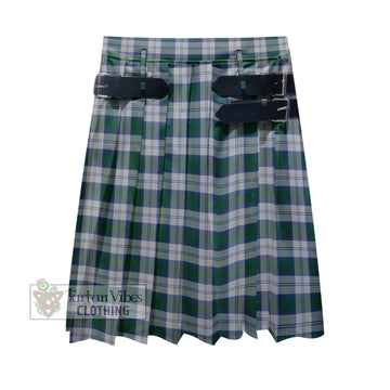 Lindsay Dress Tartan Men's Pleated Skirt - Fashion Casual Retro Scottish Kilt Style