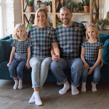 Lindsay Dress Tartan T-Shirt with Family Crest