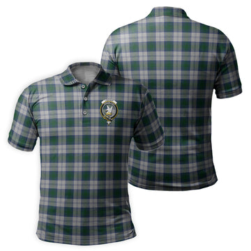 Lindsay Dress Tartan Men's Polo Shirt with Family Crest