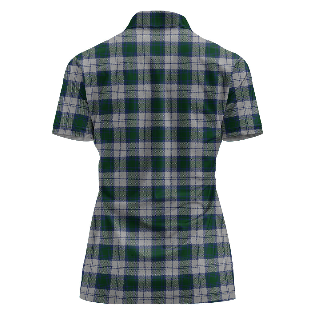 lindsay-dress-tartan-polo-shirt-with-family-crest-for-women