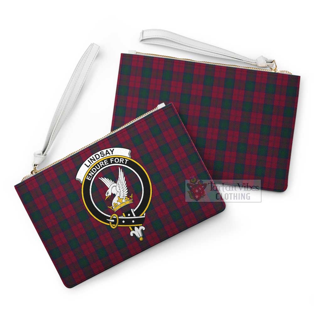 Tartan Vibes Clothing Lindsay Family Crest Tartan Clutch Bag
