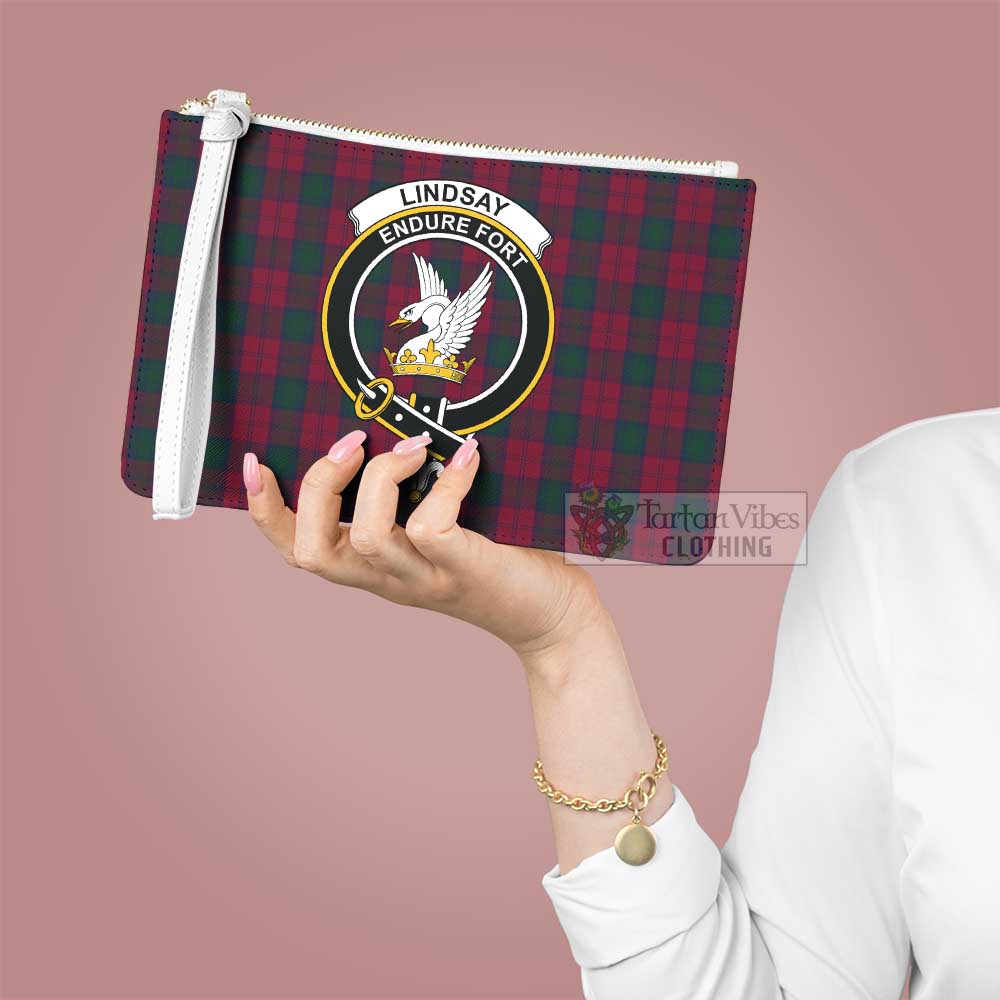 Tartan Vibes Clothing Lindsay Family Crest Tartan Clutch Bag