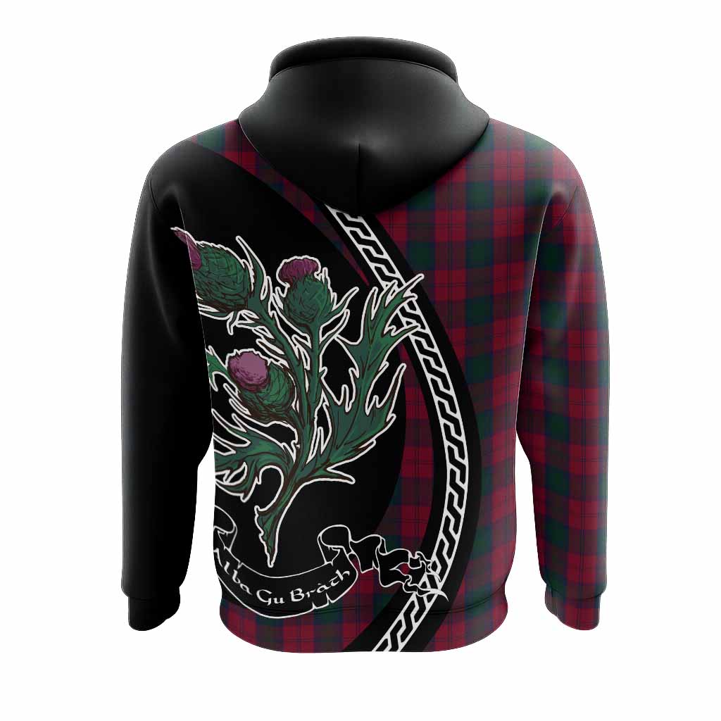 Lindsay Family Crest Tartan Hoodie Alba Thistle Inspired - Tartan Vibes Clothing