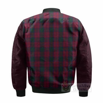 Lindsay Tartan Accent Bomber Jacket with Family Crest