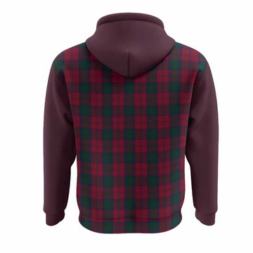 Lindsay Tartan Accent Hoodie with Family Crest