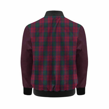 Lindsay Tartan Accent Kid Bomber Jacket with Family Crest