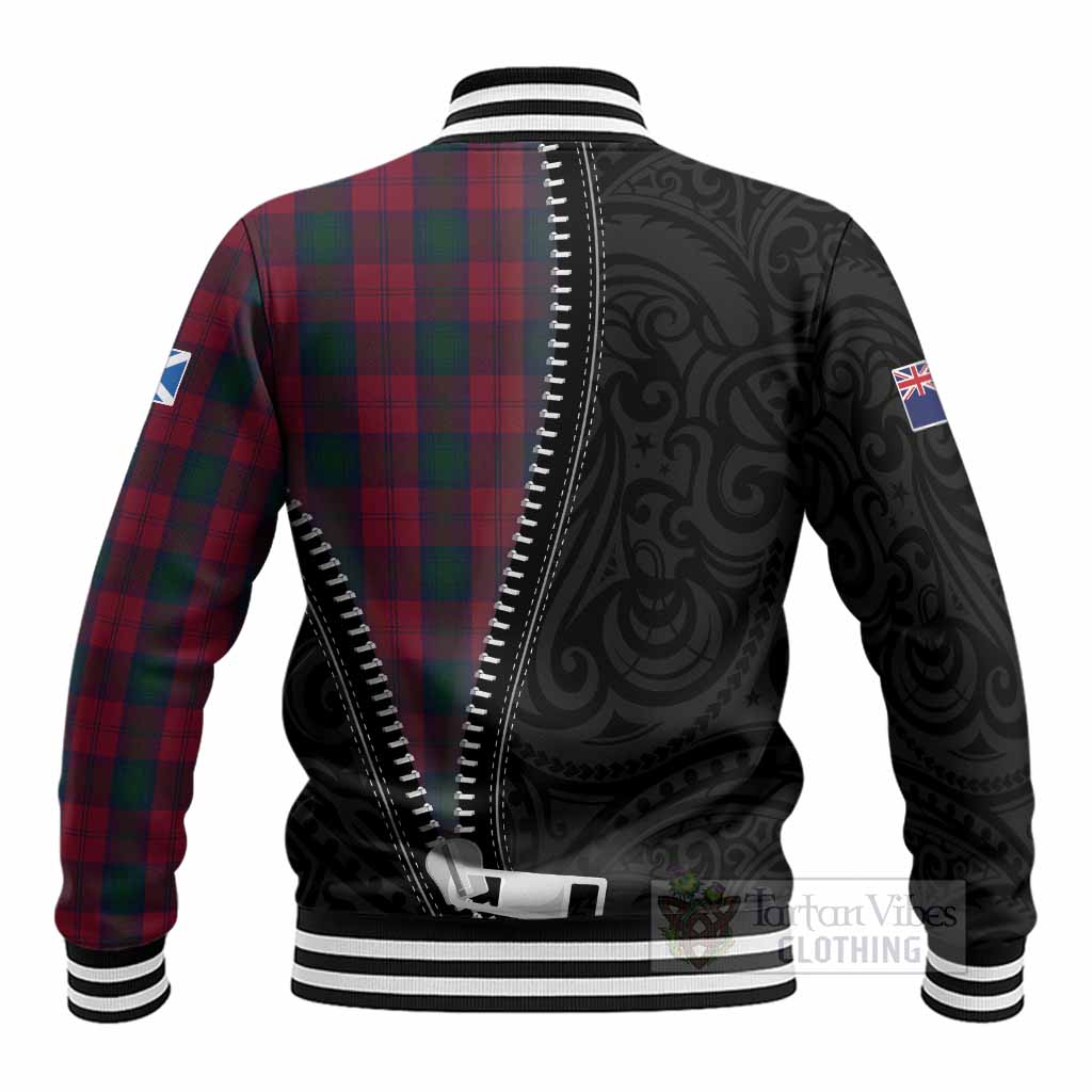 Lindsay Tartan Baseball Jacket New Zealand Pattern Unique Zipper Stylized