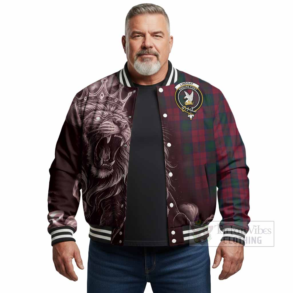 Lindsay Tartan Baseball Jacket Roaring Lion Heritage