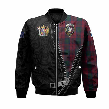 Lindsay Tartan Bomber Jacket New Zealand Pattern Unique Zipper Stylized