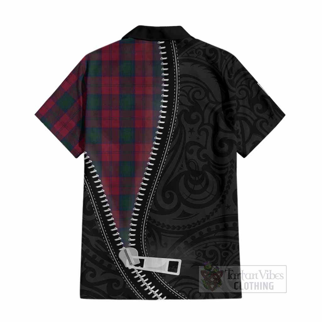 Lindsay Tartan Cotton Hawaiian Shirt New Zealand Pattern Unique Zipper Stylized
