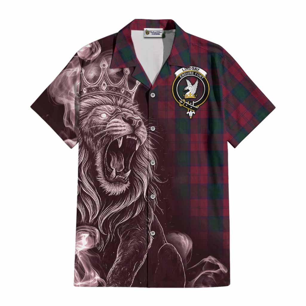 Lindsay Tartan Cotton Hawaiian Shirt Roaring Lion Heritage