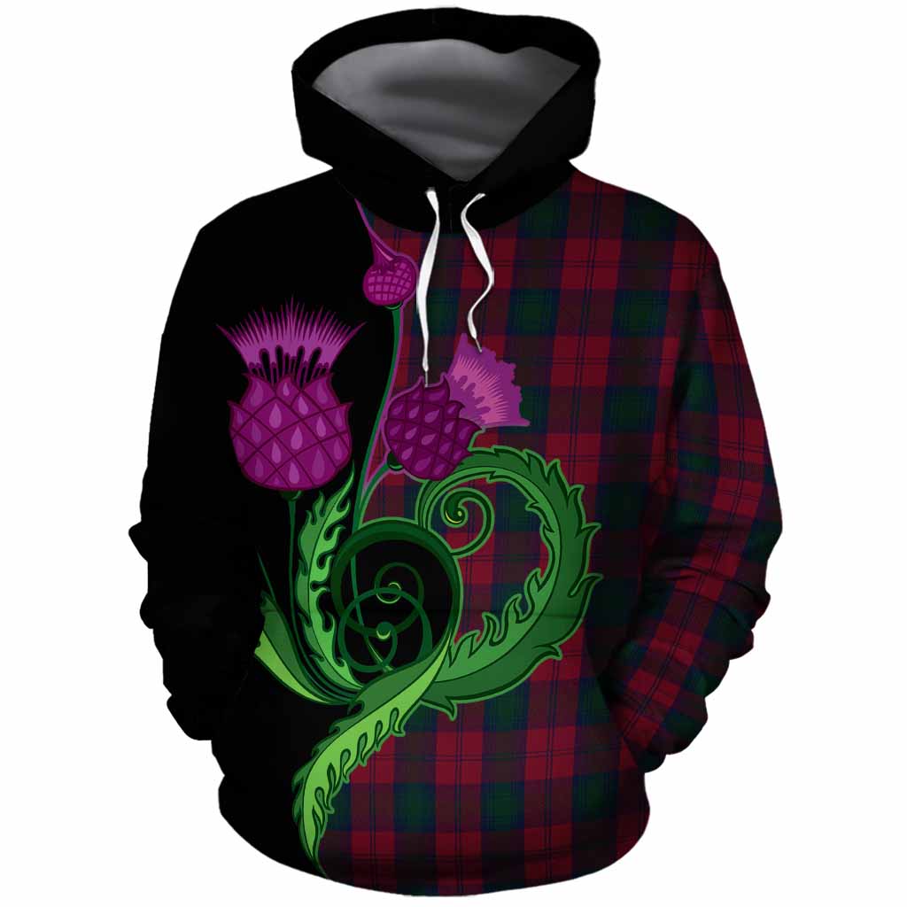 Lindsay Tartan Cotton Hoodie Traditional Scottish Thistle