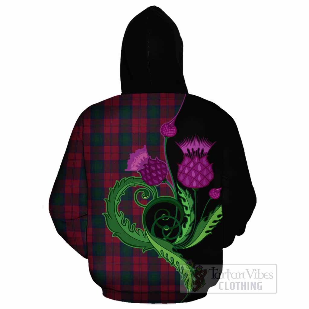 Lindsay Tartan Cotton Hoodie Traditional Scottish Thistle