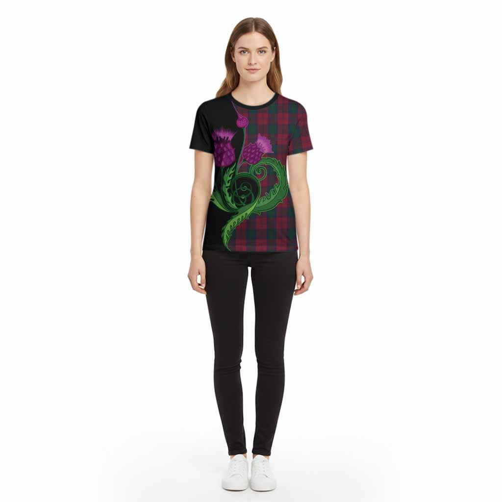 Lindsay Tartan Cotton T-shirt Traditional Scottish Thistle