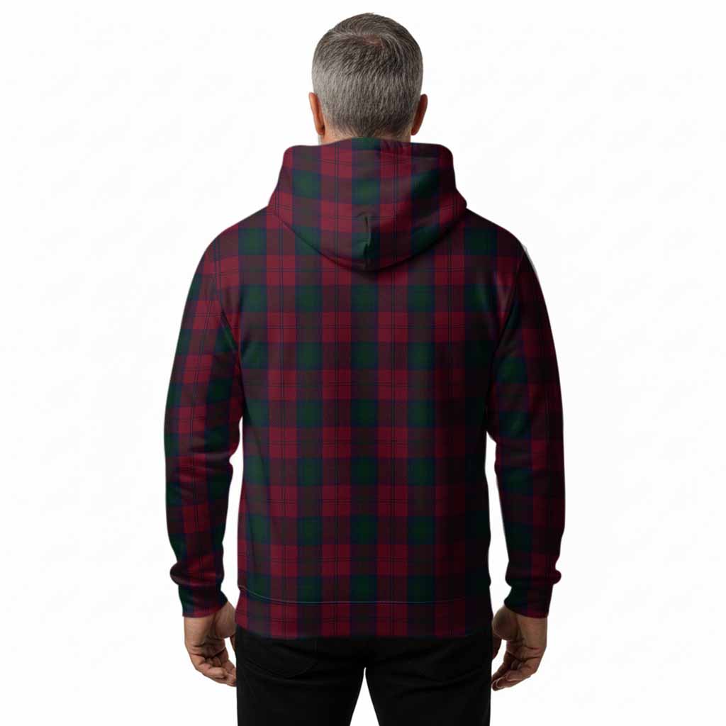 Lindsay Tartan Crest Hoodie Ferocious Lion Style