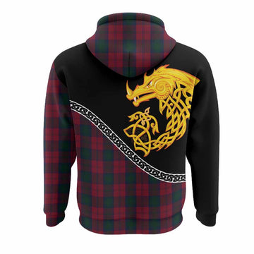 Lindsay Tartan Crest Hoodie Legendary Dragon Knot Half Style