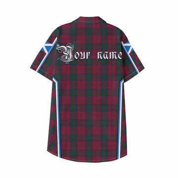 Lindsay Tartan Crest Kid Hawaiian Shirt Scotland Coat of Arm Flag Style - Tartan Vibes Clothing