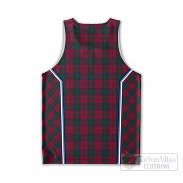 Lindsay Tartan Crest Men Tank Top Scotland Coat of Arm Flag Style - Tartan Vibes Clothing