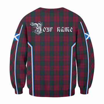 Lindsay Tartan Crest Sweatshirt Scotland Coat of Arm Flag Style - Tartan Vibes Clothing