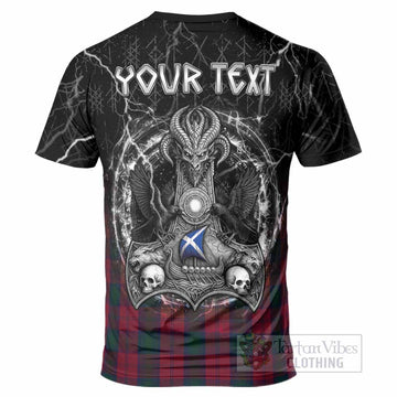 Lindsay Tartan Crest T-Shirt Celtic Odin's Raven Legacy