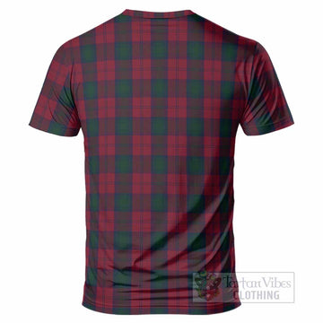 Lindsay Tartan Crest T-Shirt Ferocious Lion Style