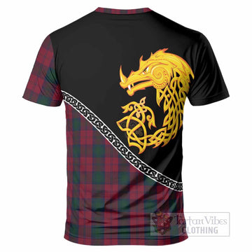 Lindsay Tartan Crest T-Shirt Legendary Dragon Knot Half Style