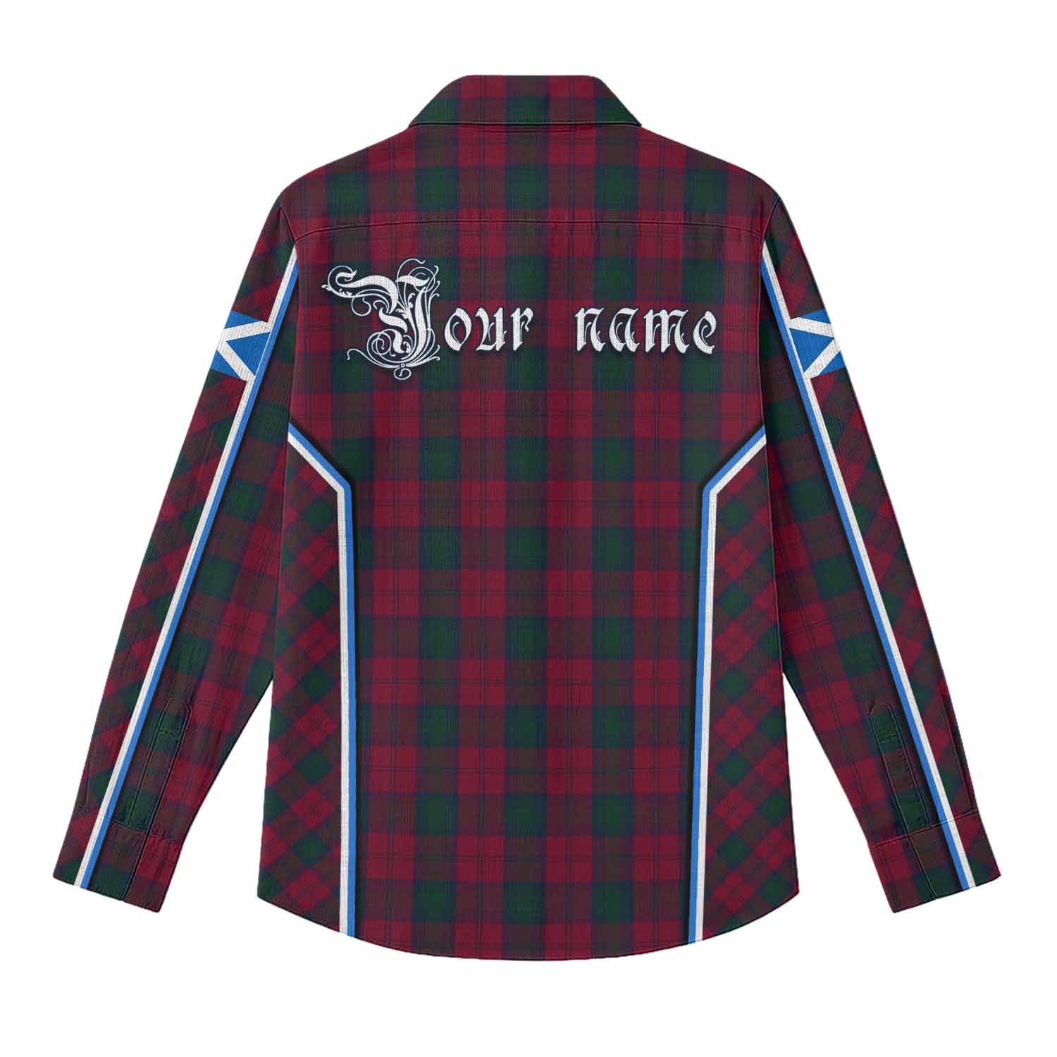 Lindsay Tartan Crest Women Casual Shirt Scotland Coat of Arm Flag Style - Tartan Vibes Clothing