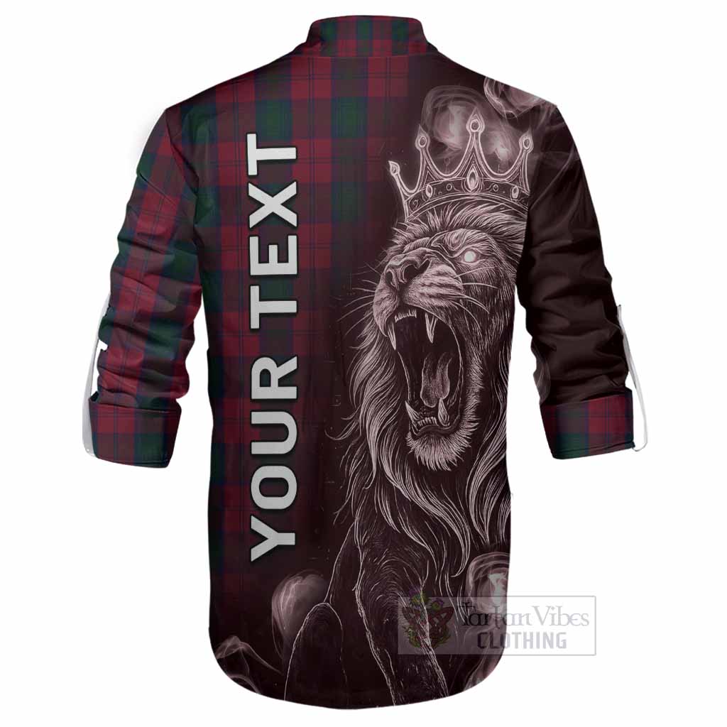 Lindsay Tartan Ghillie Shirt Roaring Lion Heritage