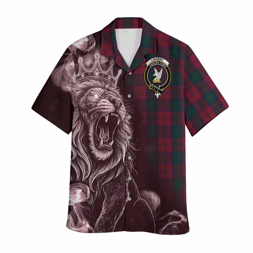 Lindsay Tartan Hawaiian Shirt Roaring Lion Heritage
