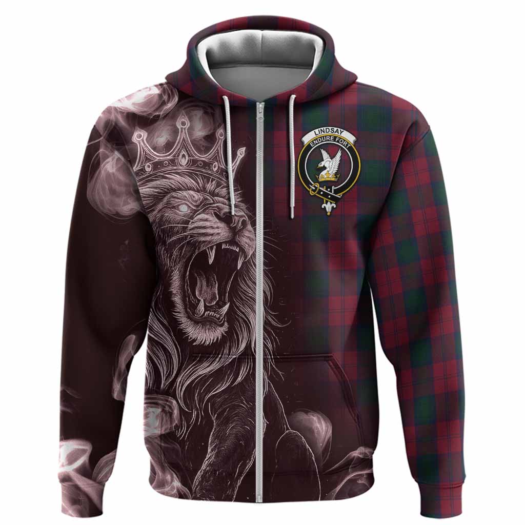 Lindsay Tartan Hoodie Roaring Lion Heritage