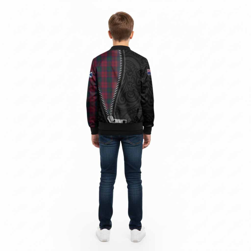 Lindsay Tartan Kid Bomber Jacket New Zealand Pattern Unique Zipper Stylized