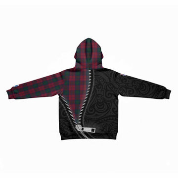 Lindsay Tartan Kid Hoodie New Zealand Pattern Unique Zipper Stylized