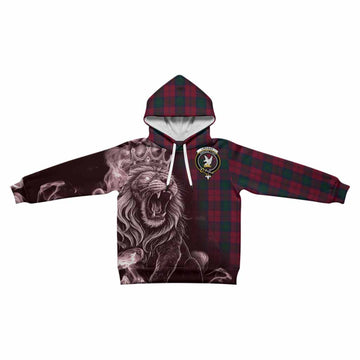 Lindsay Tartan Kid Hoodie Roaring Lion Heritage