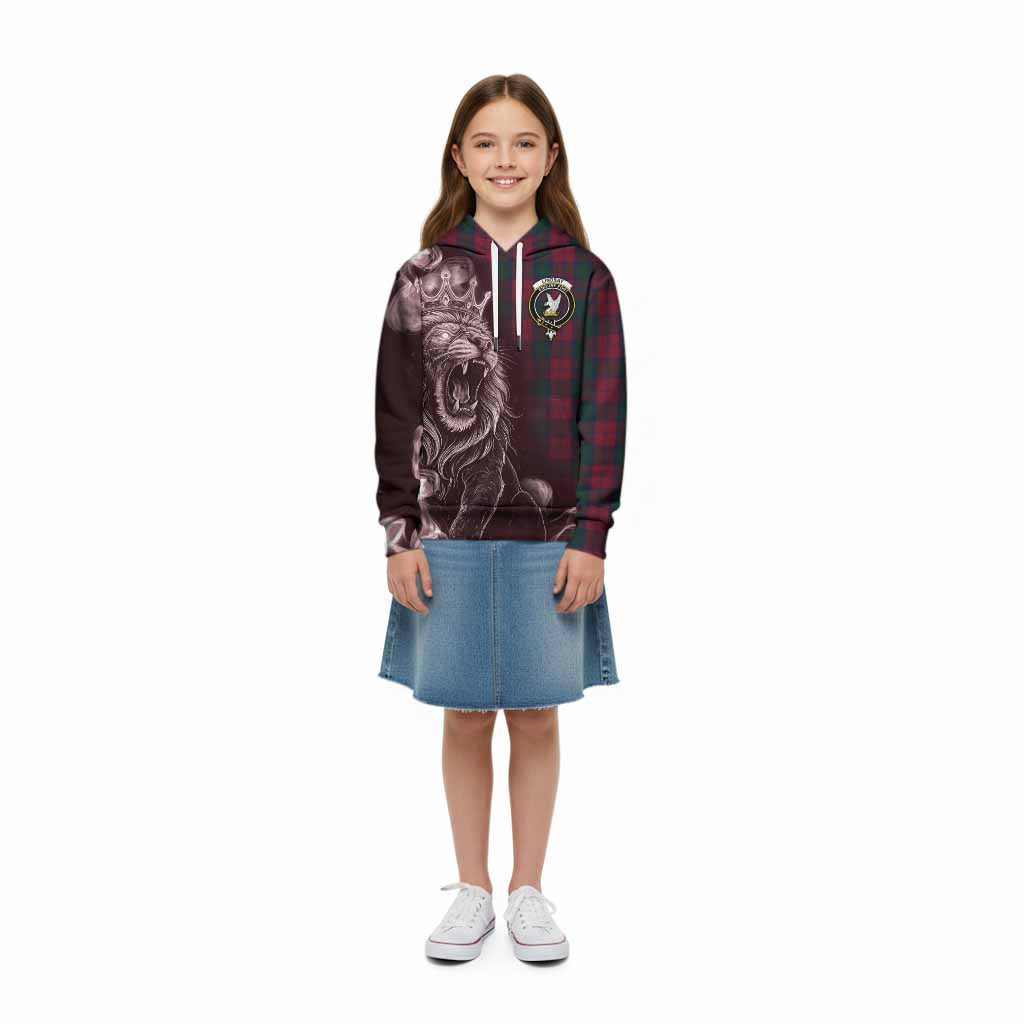 Lindsay Tartan Kid Hoodie Roaring Lion Heritage