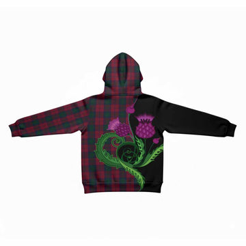 Lindsay Tartan Kid Hoodie Traditional Scottish Thistle