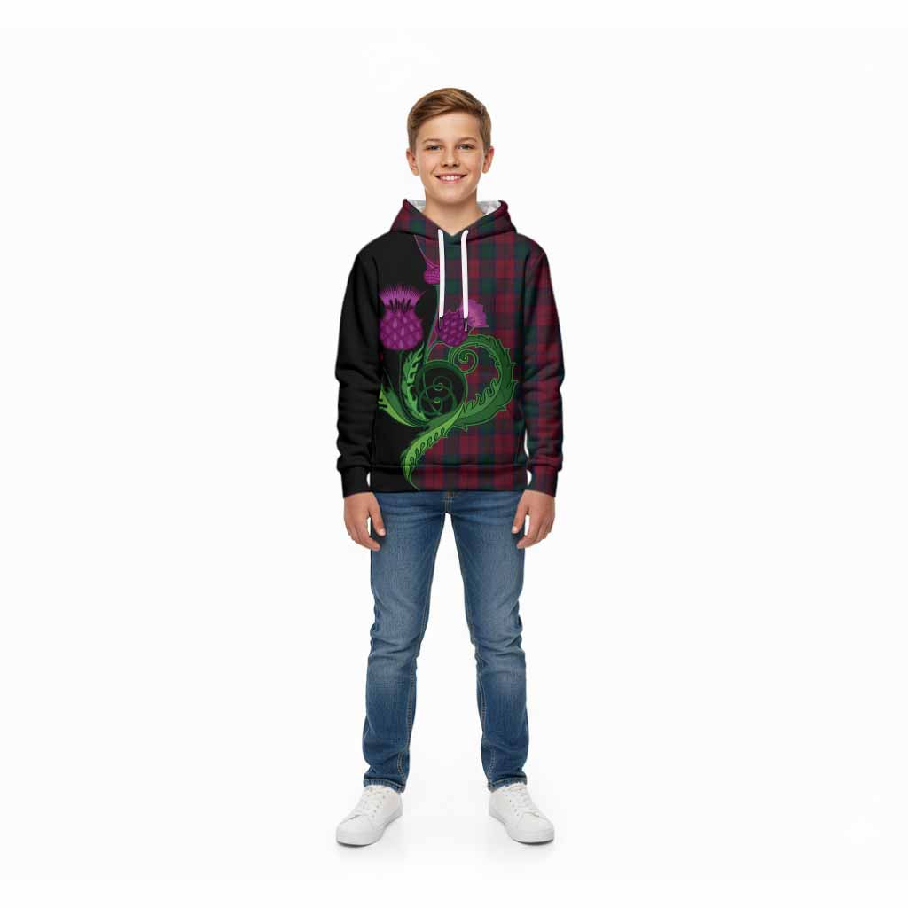 Lindsay Tartan Kid Hoodie Traditional Scottish Thistle