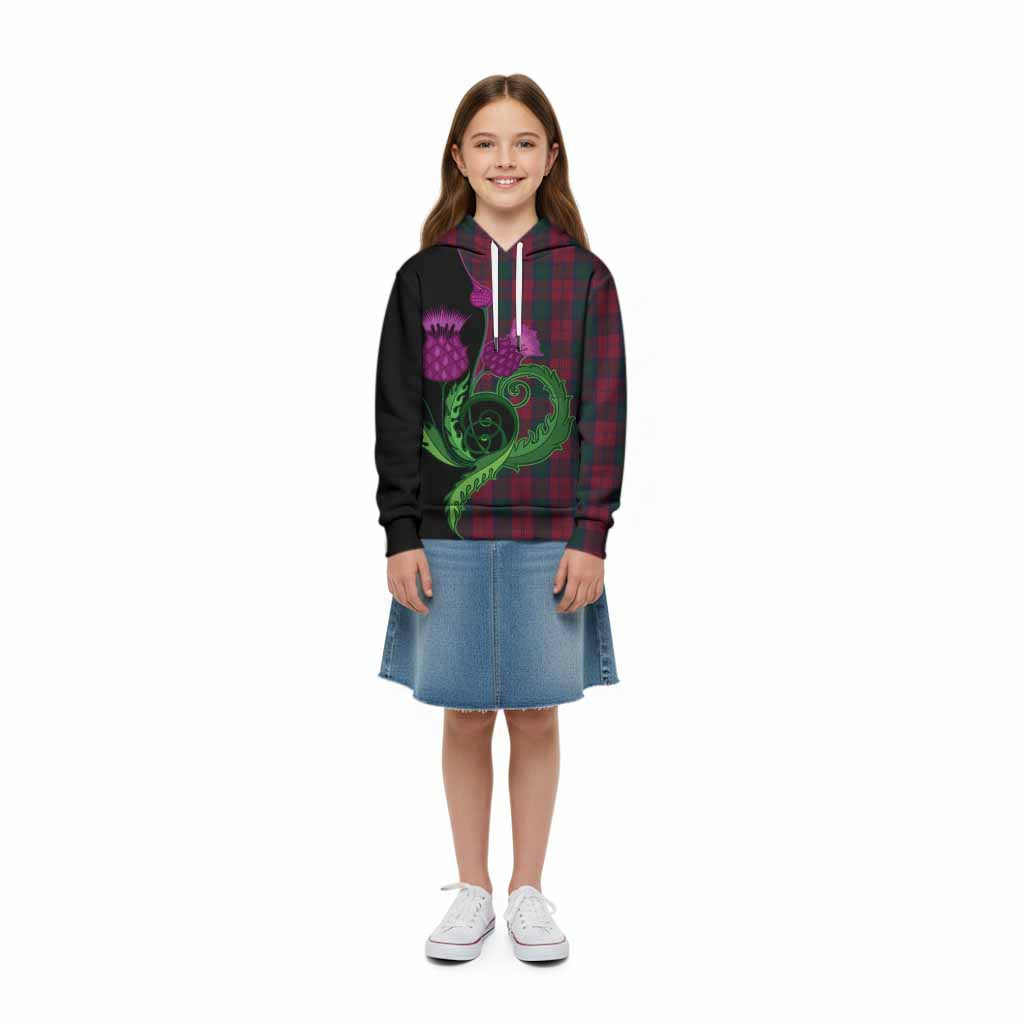 Lindsay Tartan Kid Hoodie Traditional Scottish Thistle